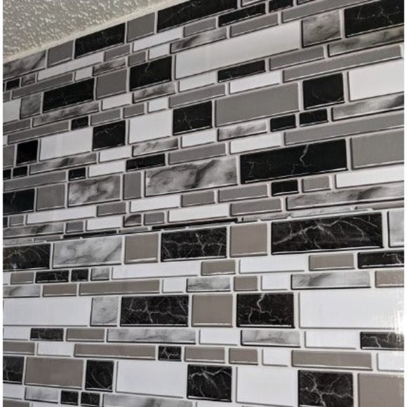 Peel and Stick Backsplash Wallpaper Kitchen Backsplash Wallpaper 17.7inch - Picture 1 of 2